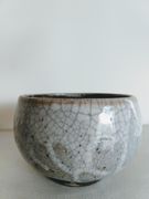 Grey Crackle Glaze Tea Bowl 1