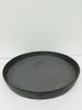 Matte Metallic Grey Flat Dish Matte Metallic Grey Flat Dish