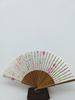 Pastel Green Fan with Pink Flowers 17 Pastel Green Fan with Pink Flowers 17