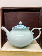 Peony Celadon Teapot