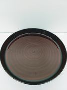 Dark Brown Flat Dish