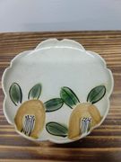 Footed Dish with Scalloped Edge