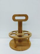 Wood Stand with 6 Openings