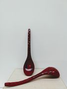 Red Wood Lacquer Spoon