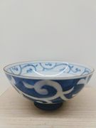 Arabesque Blue and White Rice Bowl 1
