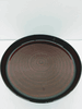 Dark Brown Flat Dish