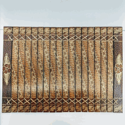 Painted Bamboo Mat 4