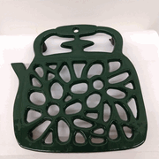 Green Iron Teapot Trivet