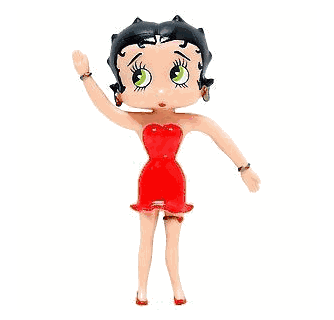 Betty Boop Croce Collection フィギュア Nj Croce Betty Boop Bendable Red Dress 5 inches Action Figure