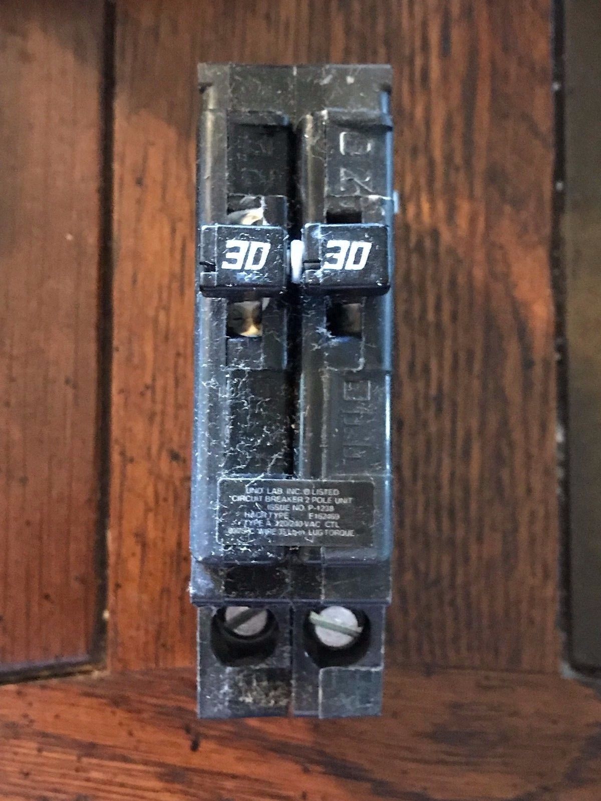 CrouseHinds or Challenger A230 2 Pole 30 Amp 30A Type A Breaker w