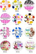 1st Birthday Personalized Lollipops 