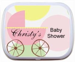Baby Carriage -Colorful Dots Mint Tins