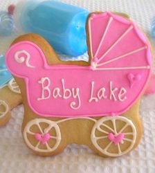 Baby Carriage Cookie Favors