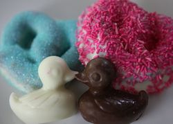 Baby Duckie Chocolate Dipped Pretzel Favors