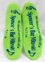 Bar Mitzvah Grippy Socks(case of 48) *FREE CUSTOM DESIGN*