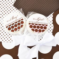 Birth Announcement Lollipops