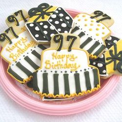 Birthday Cake Cookie Favors
