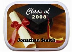 Cap and Diploma Graduation Mint Tins