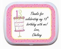 Children's Personalized Mint Tins