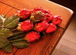 12 Chocolate Roses - OUT OF STOCK