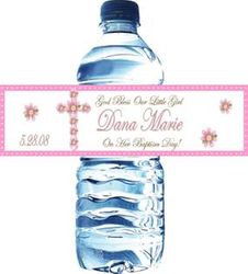 Christening / Baptism Water Bottle Labels 