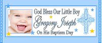CHWBL-07 Photo Christening Water Labels (Boy or Girl)