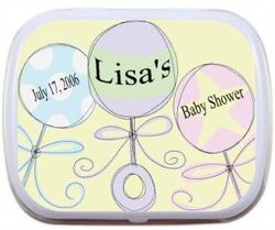 Colorful Baby Rattles Mint Tins
