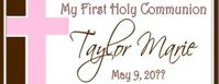 COM-015 Pink Cross Communion Candy Bar Wrapper