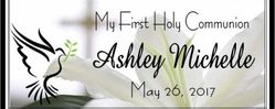 COM-021 White Lily Communion Wrapper