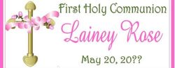 COM-003 Gold Cross Girls Communion Candy Bar Wrappers