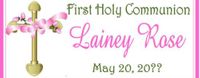 COM-003 Gold Cross Girls Communion Candy Bar Wrappers