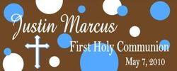 COM-12CW Blue & Brown Dots First Communion Candy Bars