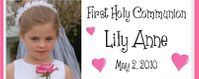 COM-14 Photo First Communion Candy Wrapper