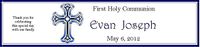 COM-30 Cross First Communion Water Bottle Label