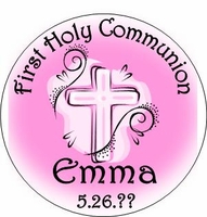 COM37L - Pink Swirl Cross Communion Lollipops