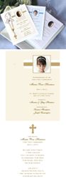 Communion / Confirmation Personalized Remembrance Cards 
