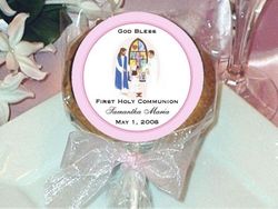 Cookie Pop Favors - Christenings, Baptism, First Communion