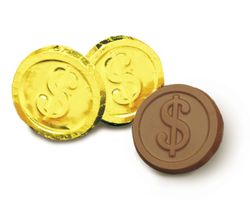 Dollar Sign Chocolates