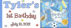 FB6-WBL All Star Birthday Water Bottle Labels
