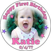 FBCC0 - 1st Birthday Photo Cookie