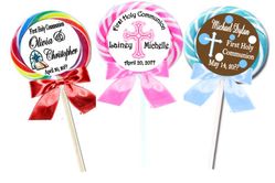 First Communion Lollipop Favors