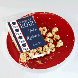 Graduation Caramel Corn Party Favors