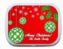 Holiday Personalized Mint Tins
