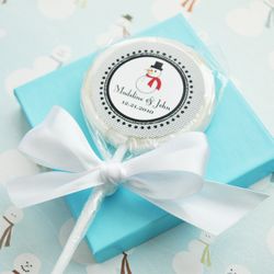 Personalized Holiday Lollipops