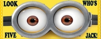 KB-002WBL- Minions Water Bottle Labels