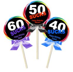 Milestone Birthday Lollipops