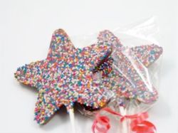 Non Pariel Star Chocolate Lollipops