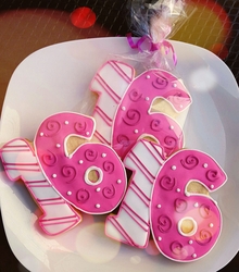 Number Cookie Favors