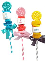 Personalized Baby Shower Candy Favor Kabobs