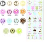Personalized Baby Shower Lollipop Favors